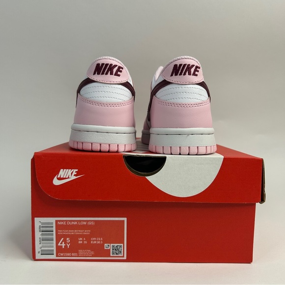 Nike Dunk Low GS “Pink Foam/Valentine’s Day” 2023 - Picture 4 of 4